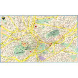 Athens Attica City Map 1:9.000
