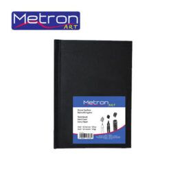 Μπλοκ Σχεδίου Βιβλιοδετημένο 14x21cm Metron Art Μαύρο 110Φ 100gr