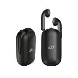 Ακουστικά Celly Ασύρματα Με Βάση Φόρτισης Bluetooth Slide1BK Μαύρα