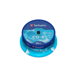 CD-R Verbatim 700MB 52x 25Τεμ Cakebox
