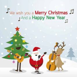 Ευχετήρια Κάρτα Χριστουγεννιάτικη HC70 Happy Cards We Wish You…