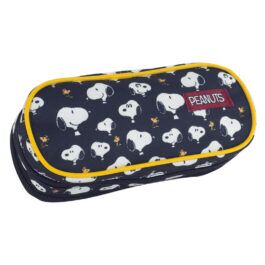 Back Me Up Κασετίνα Βαρελάκι Οβάλ Peanuts Pattern