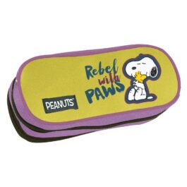 Back Me Up Κασετίνα Βαρελάκι Οβάλ Peanuts Rebel