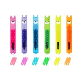Set 6 Mini Highlighters Legami Teddy’s Mood