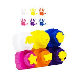 Δαχτυλομπογιές Σφραγίδα Deli Color Kids 18ml 6 Χρώματα