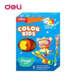 Δαχτυλομπογιές Σφραγίδα Deli Color Kids 18ml 6 Χρώματα